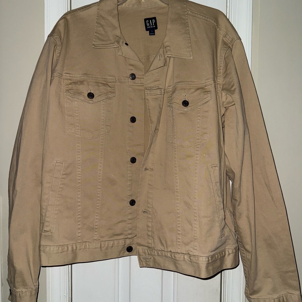GAP Tan Jean Jacket Classic Fit